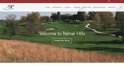 Desktop Screenshot of palmerhillsgolf.com